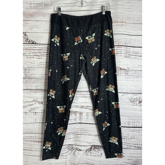 Disney Star Wars Grogu Womens Leggings size Large - Picture 1 of 7